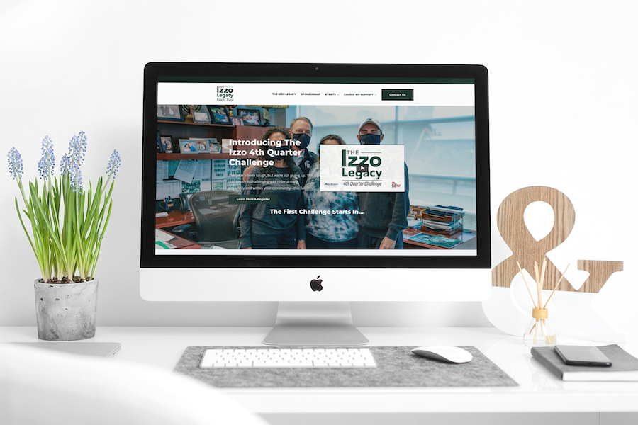 Screenshot of the Izzo Legacy website built by SuperWebPros
